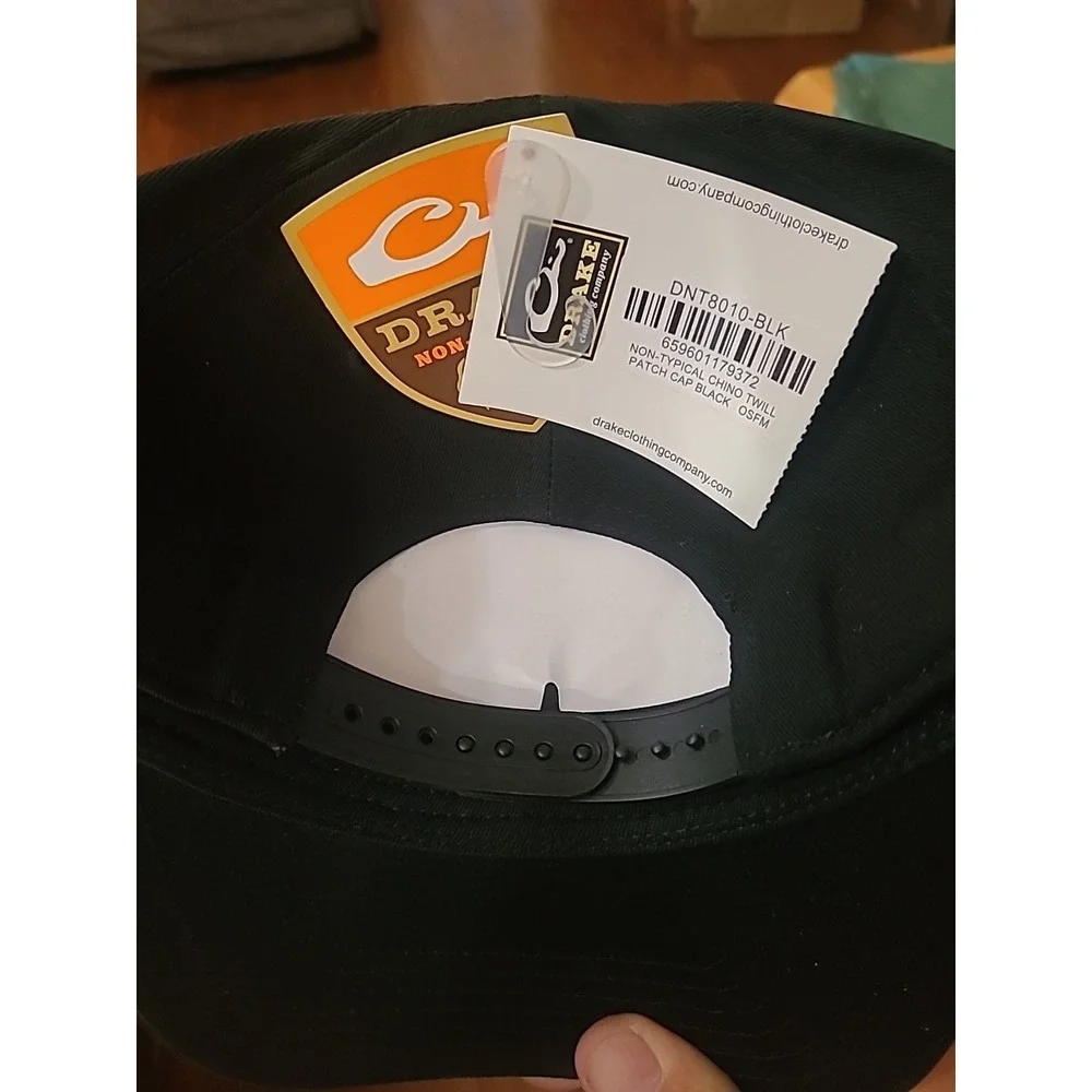 Drake Waterfowl Non Typical Black Winter Back Hat Trucker Ball Cap Deer Hunting‎